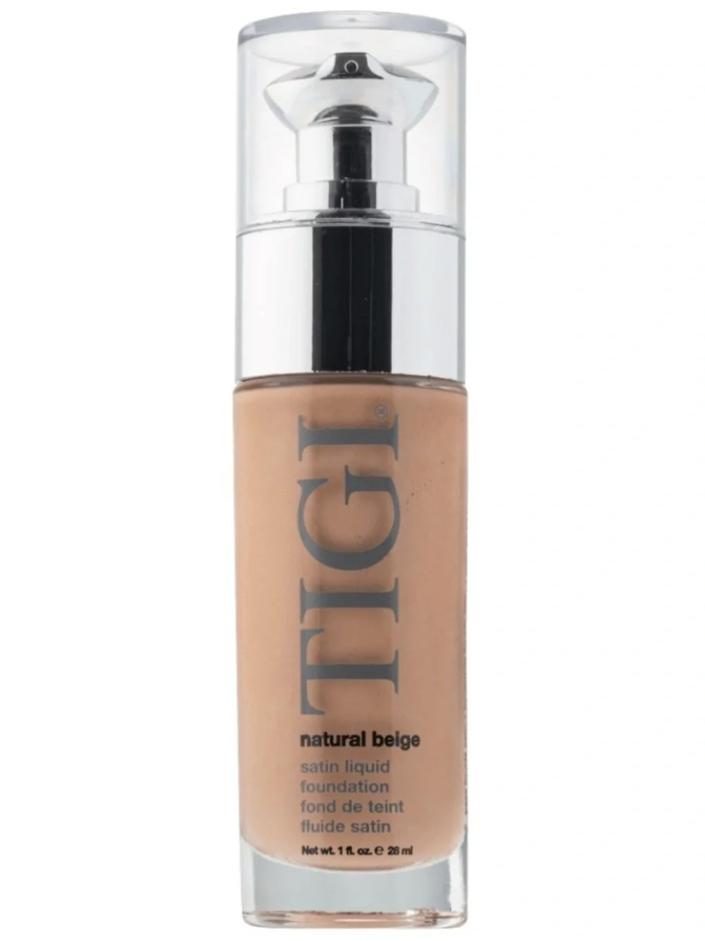 TIGI Cosmetics Natural Beige Satin Liquid Foundation 1oz